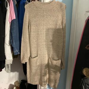 Brand new cream knitted sweater dress